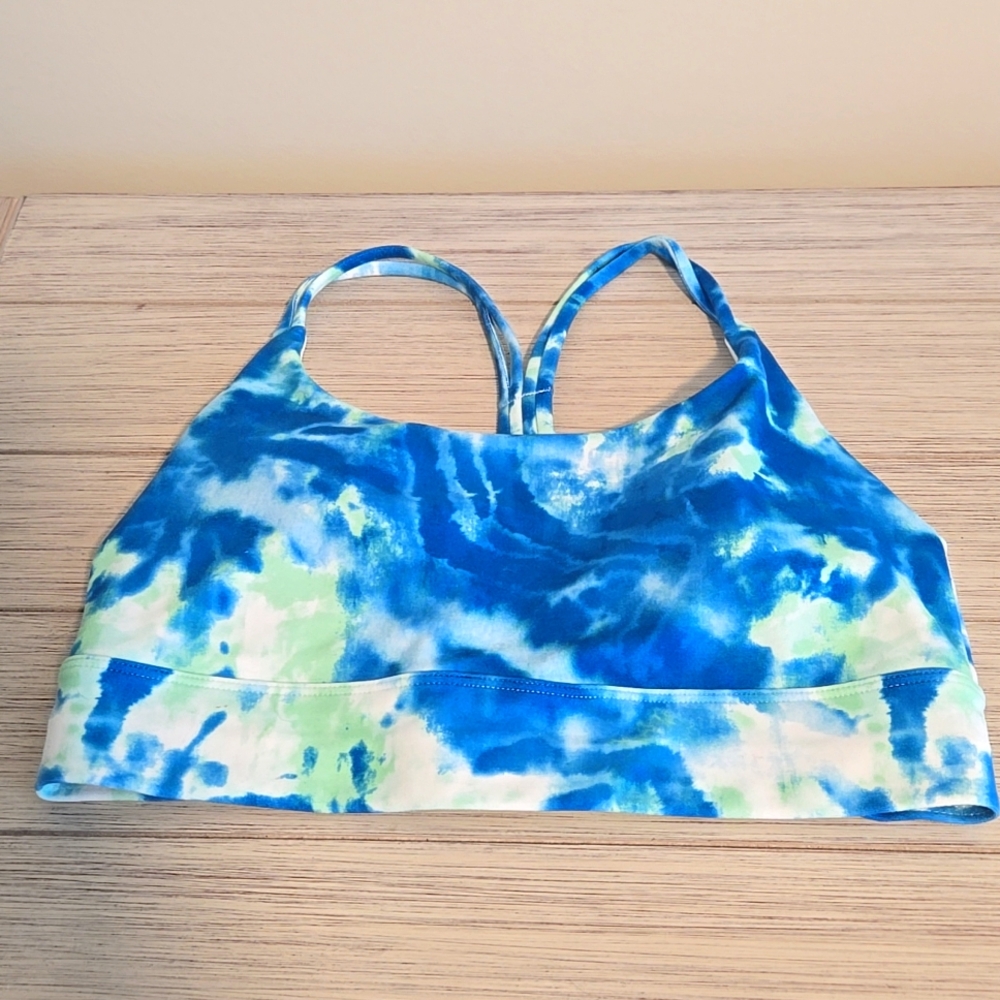 Wildfox Sweat Tie Die Sports Bra